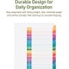 imageAvery EcoFriendly Recycled Dividers for 3 Ring Binders 12 Tabs per Set Customizable Table of Contents Multicolor Tabs Great for Organizing Reports Projects and More 3 Sets of 110831 Set