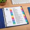 imageAvery EcoFriendly Recycled Dividers for 3 Ring Binders 12 Tabs per Set Customizable Table of Contents Multicolor Tabs Great for Organizing Reports Projects and More 3 Sets of 110831 Set
