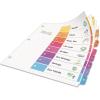 imageAvery EcoFriendly Recycled Dividers for 3 Ring Binders 12 Tabs per Set Customizable Table of Contents Multicolor Tabs Great for Organizing Reports Projects and More 3 Sets of 110833 Sets