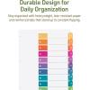 imageAvery EcoFriendly Recycled Dividers for 3 Ring Binders 12 Tabs per Set Customizable Table of Contents Multicolor Tabs Great for Organizing Reports Projects and More 3 Sets of 110833 Sets