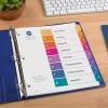 imageAvery EcoFriendly Recycled Dividers for 3 Ring Binders 12 Tabs per Set Customizable Table of Contents Multicolor Tabs Great for Organizing Reports Projects and More 3 Sets of 110833 Sets