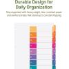 imageAvery EcoFriendly Recycled Dividers for 3 Ring Binders 12 Tabs per Set Customizable Table of Contents Multicolor Tabs Great for Organizing Reports Projects and More 3 Sets of 110833 Sets