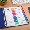 imageAvery EcoFriendly Recycled Dividers for 3 Ring Binders 12 Tabs per Set Customizable Table of Contents Multicolor Tabs Great for Organizing Reports Projects and More 3 Sets of 110833 Sets