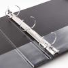 imageAvery Economy 3 Ring Binders 1quot Round Rings 4 Black Binders 033011