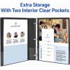 imageAvery Economy View 3 Ring Binder 05quot Round Rings 100 Sheet Capacity 07quot Wide Spine White Binder Ideal for Lightweight Organization and Occasional Referencing 0575005 Inch