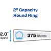 imageAvery Economy View 3 Ring Binders 3quot Round Rings 4 White Binders 033602