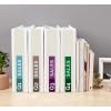 imageAvery Economy View 3 Ring Binders 3quot Round Rings 4 White Binders 033602