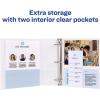 imageAvery Economy View 3 Ring Binders 3quot Round Rings 4 White Binders 033602