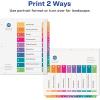 imageAvery ExtraWide Dividers for 3 Ring Binders 10 Tabs per Set Customizable Table of Contents Multicolor Tabs Works Great with Sheet Protectors 11165914 x 11 inches