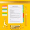imageAvery Filing Ultra Tabs 3quot x 15quot 2Side Writable RedBlueGreen 24 Repositionable File Tabs 74775Assorted