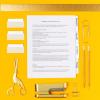 imageAvery Filing Ultra Tabs 3quot x 15quot 2Side Writable RedBlueGreen 24 Repositionable File Tabs 74775White