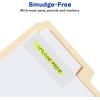 imageAvery Filing Ultra Tabs 3quot x 15quot 2Side Writable RedBlueGreen 24 Repositionable File Tabs 74775White