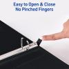 imageAvery Heavy Duty View 3 Ring Binder 05quot One Touch Slant Ring Holds 85quot x 11quot Paper 4 White Binders 797091 pack