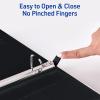 imageAvery Heavy Duty View 3 Ring Binder 05quot One Touch Slant Ring Holds 85quot x 11quot Paper 4 White Binders 7970912 pack