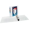 imageAvery Heavy Duty View 3 Ring Binder 05quot One Touch Slant Ring Holds 85quot x 11quot Paper 4 White Binders 797092 pack