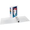 imageAvery Heavy Duty View 3 Ring Binder 05quot One Touch Slant Ring Holds 85quot x 11quot Paper 4 White Binders 797094 pack