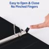 imageAvery Heavy Duty View 3 Ring Binder 05quot One Touch Slant Ring Holds 85quot x 11quot Paper 4 White Binders 797096 pack