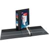 imageAvery HeavyDuty View 3 Ring Binder 2quot One Touch Slant Rings Holds 85quot x 11quot Paper 4 Black Binders 79872