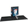 imageAvery HeavyDuty View 3 Ring Binder 4quot One Touch Slant Rings Holds 85quot x 11quot Paper 2 Black Binders 79874
