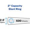 imageAvery HeavyDuty View 3 Ring Binders 3 Inch One Touch EZD Rings 670Sheet Capacity 35 Inch Wide Spine Customizable Clear Cover and Spine Green Binders 4Pack of 79109Navy Blue