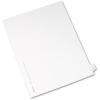imageAvery Individual Legal Exhibit Dividers Avery Style 1 Side Tab 85 x 11 inches Pack of 25 11911One Size