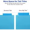 imageAvery Insertable Plastic Dividers for 3 Ring Binders 8 Tabs per Set Big Tabs Two Pockets TwoTone Multicolor Binder Dividers Works with Sheet Protectors 11989Plastic Dividers Pack of 24