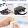 imageAvery Insertable Style Edge Plastic Dividers for 3 Ring Binders 8Tab Set Multicolor 1 Set 112015 Tabs