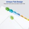 imageAvery Insertable Style Edge Plastic Dividers for 3 Ring Binders 8Tab Set Multicolor 1 Set 112018 Tabs