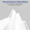 imageAvery Legal Dividers Allstate Collated Sets Letter Size Side Tab 126150 Tab Set 01706