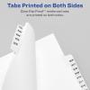 imageAvery Legal Dividers Standard Collated Sets Letter Size Side Tabs 5175 013321 Pack