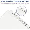 imageAvery Legal Dividers Standard Collated Sets Letter Size Side Tabs 5175 013321 Pack