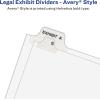 imageAvery Legal Dividers Standard Collated Sets Letter Size Side Tabs 5175 013321 Pack