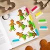 imageAvery Margin Ultra Tabs 25quot x 1quot Pastel Sparkle Shimmer Designs 16 Repositionable Page Tabs 74150Assorted Colors
