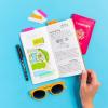 imageAvery Margin Ultra Tabs 25quot x 1quot Pastel Sparkle Shimmer Designs 16 Repositionable Page Tabs 74150Assorted Neon