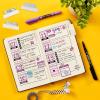 imageAvery Margin Ultra Tabs 25quot x 1quot Pastel Sparkle Shimmer Designs 16 Repositionable Page Tabs 74150Holographic Iridescent