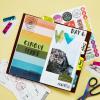 imageAvery Margin Ultra Tabs 25quot x 1quot Pastel Sparkle Shimmer Designs 16 Repositionable Page Tabs 74150Holographic Jewel Tones