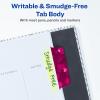 imageAvery Margin Ultra Tabs 25quot x 1quot Pastel Sparkle Shimmer Designs 16 Repositionable Page Tabs 74150Holographic Jewel Tones