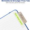 imageAvery Margin Ultra Tabs 25quot x 1quot Pastel Sparkle Shimmer Designs 16 Repositionable Page Tabs 74150StudentSchool Subjects
