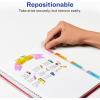 imageAvery Margin Ultra Tabs 25quot x 1quot Pastel Sparkle Shimmer Designs 16 Repositionable Page Tabs 74150StudentSchool Subjects