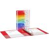 imageAvery Mini Binders 55quot x 85quot 1 Inch Round Rings Watercolor Rainbow Durable Ring Binder Label Holder 18713Rainbow