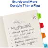 imageAvery Mini Ultra Tabs 1quot x 15quot 2Side Writable Assorted Primary Colors 80 Repositionable Tabs 74763Assorted Colors