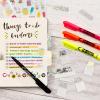 imageAvery Mini Ultra Tabs 1quot x 15quot 2Side Writable Assorted Primary Colors 80 Repositionable Tabs 74763Holographic Iridescent