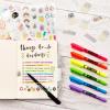 imageAvery Mini Ultra Tabs 1quot x 15quot 2Side Writable Assorted Primary Colors 80 Repositionable Tabs 74763Holographic Iridescent