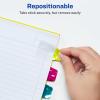 imageAvery Mini Ultra Tabs 1quot x 15quot 2Side Writable Assorted Primary Colors 80 Repositionable Tabs 74763Holographic Jewel Tone