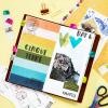 imageAvery Mini Ultra Tabs 1quot x 15quot 2Side Writable Assorted Primary Colors 80 Repositionable Tabs 74763Holographic Jewel Tone
