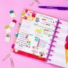 imageAvery Mini Ultra Tabs 1quot x 15quot 2Side Writable Assorted Primary Colors 80 Repositionable Tabs 74763Holographic Jewel Tone
