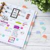 imageAvery Mini Ultra Tabs 1quot x 15quot 2Side Writable Assorted Primary Colors 80 Repositionable Tabs 74763Pastel Sparkle Shimmer