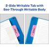 imageAvery MultiUse Ultra Tabs 2quot x 15quot Holographic Iridescent Designs 18 Repositionable Page Tabs 74145Assorted Designs