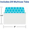 imageAvery MultiUse Ultra Tabs 2quot x 15quot Holographic Iridescent Designs 18 Repositionable Page Tabs 74145Assorted Designs