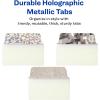 imageAvery MultiUse Ultra Tabs 2quot x 15quot Holographic Iridescent Designs 18 Repositionable Page Tabs 74145Holographic Iridescent